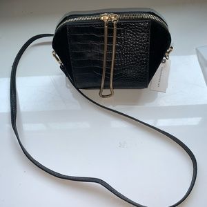 Anthropologie Black Side Purse